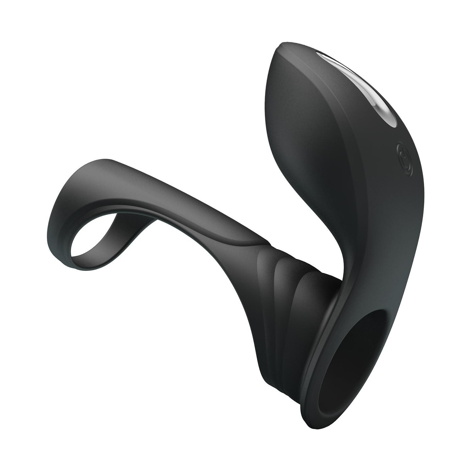 PRETTY LOVE - Vibration Penis Sleeve Ii, 7 functions of vibrationwaterproof, memoryUSB rechargeablesilicone L:90mm W:43mm H:84mm