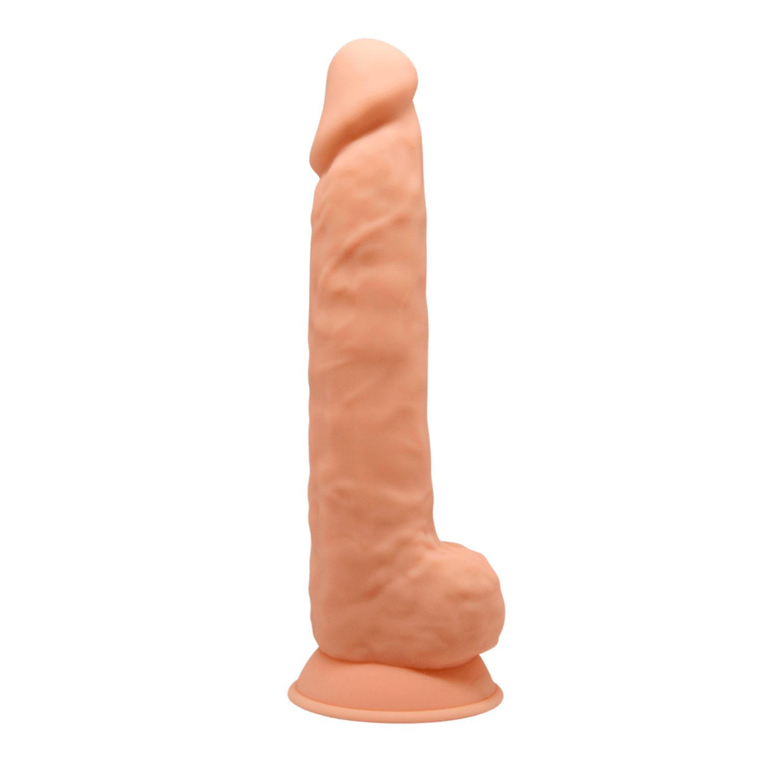 SILEXD Premium Silicone Dildo Model 1, 26,6 cm, Light skin