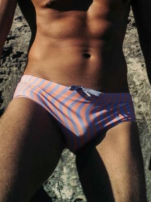2Eros V40 Printed Swim Briefs Sunga Dolce Purple - Size: L