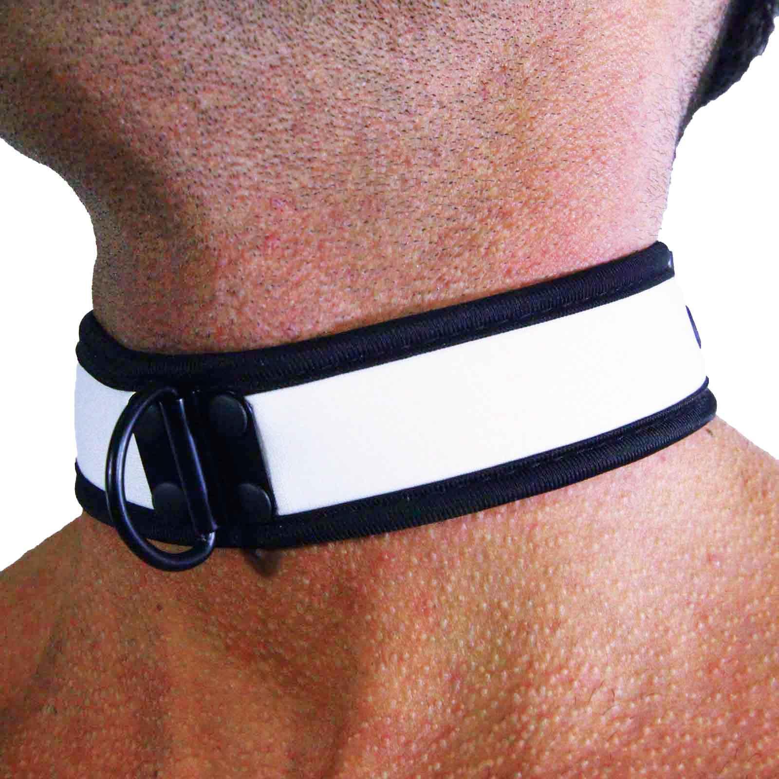 Rude Rider Neoprene Puppy Collar White