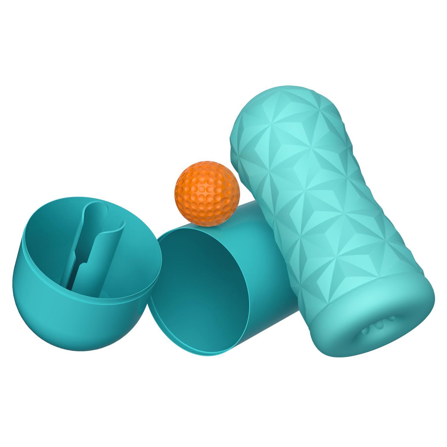 PRETTY LOVE - Victoria Masturbator with Stimulation Ball, Turquoise