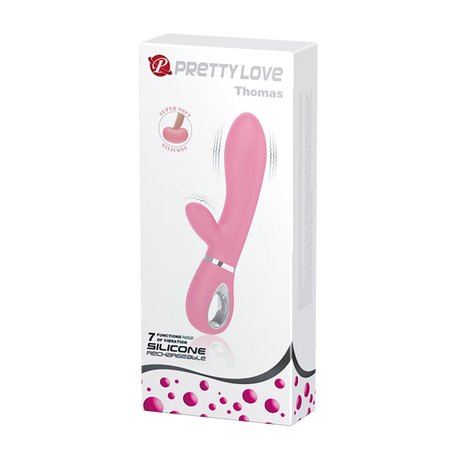 PRETTY LOVE - Thomas Rabbit Vibrator, Pink, 39 mm