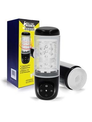 Rude Rider Sucking And Rotating Men Masturbation Toy USB Rechargeable