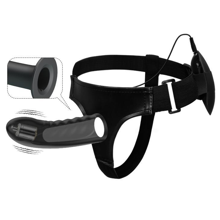 PRETTY LOVE - Marvin, strap on with Hollow dildo3AAA batteries L:162mm ?::42mmWaist: 64-86cm(25.2-33.9)