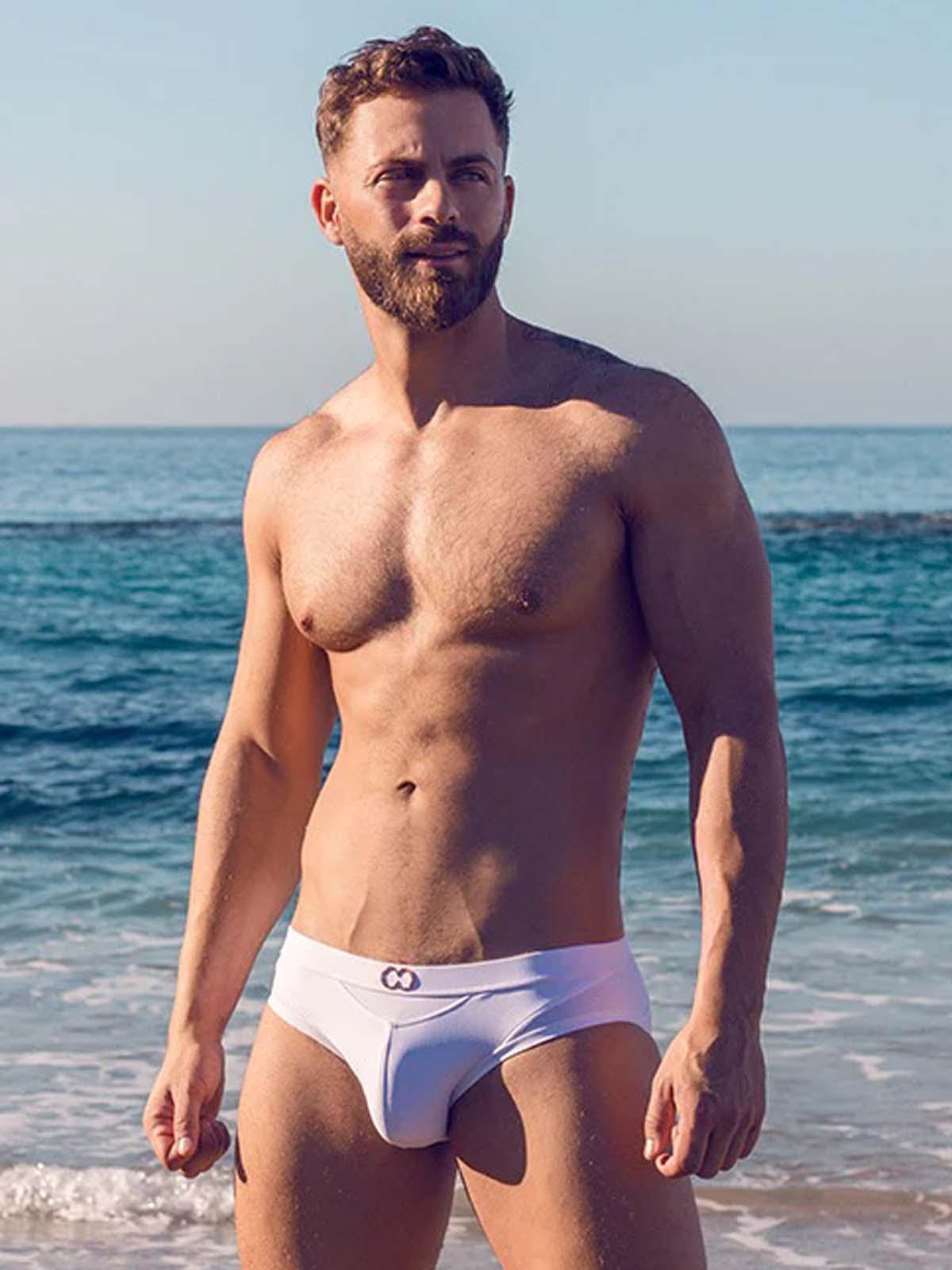 2Eros Swim Brief VB13 BLK Label White - Size: L