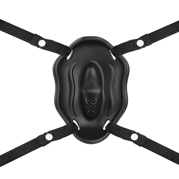 PRETTY LOVE - Carter, Strap on with rechargeable bullet, 12 functions of vibration L:110mm  W:65mm  H:45mm