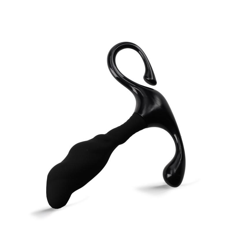 Rude Rider Lion Head Small Prostate Massager, Black