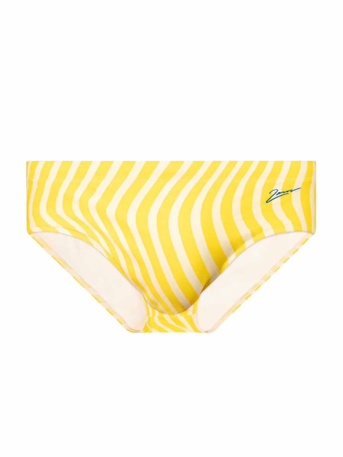 2Eros V40 Printed Swim Briefs Sunga Dolce Yellow - Size: L
