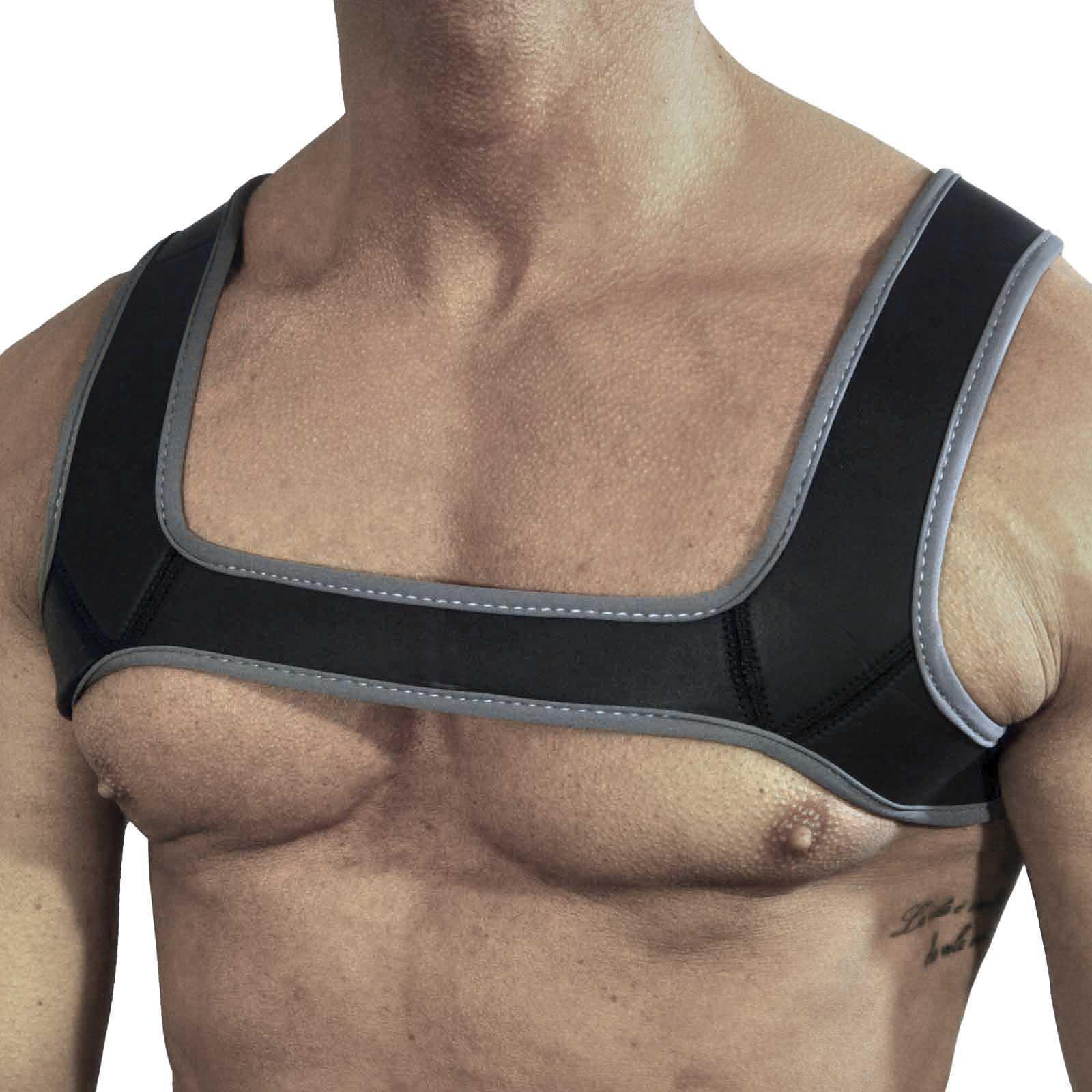 Rude Rider Neoprene Harness Black/Grey, M size