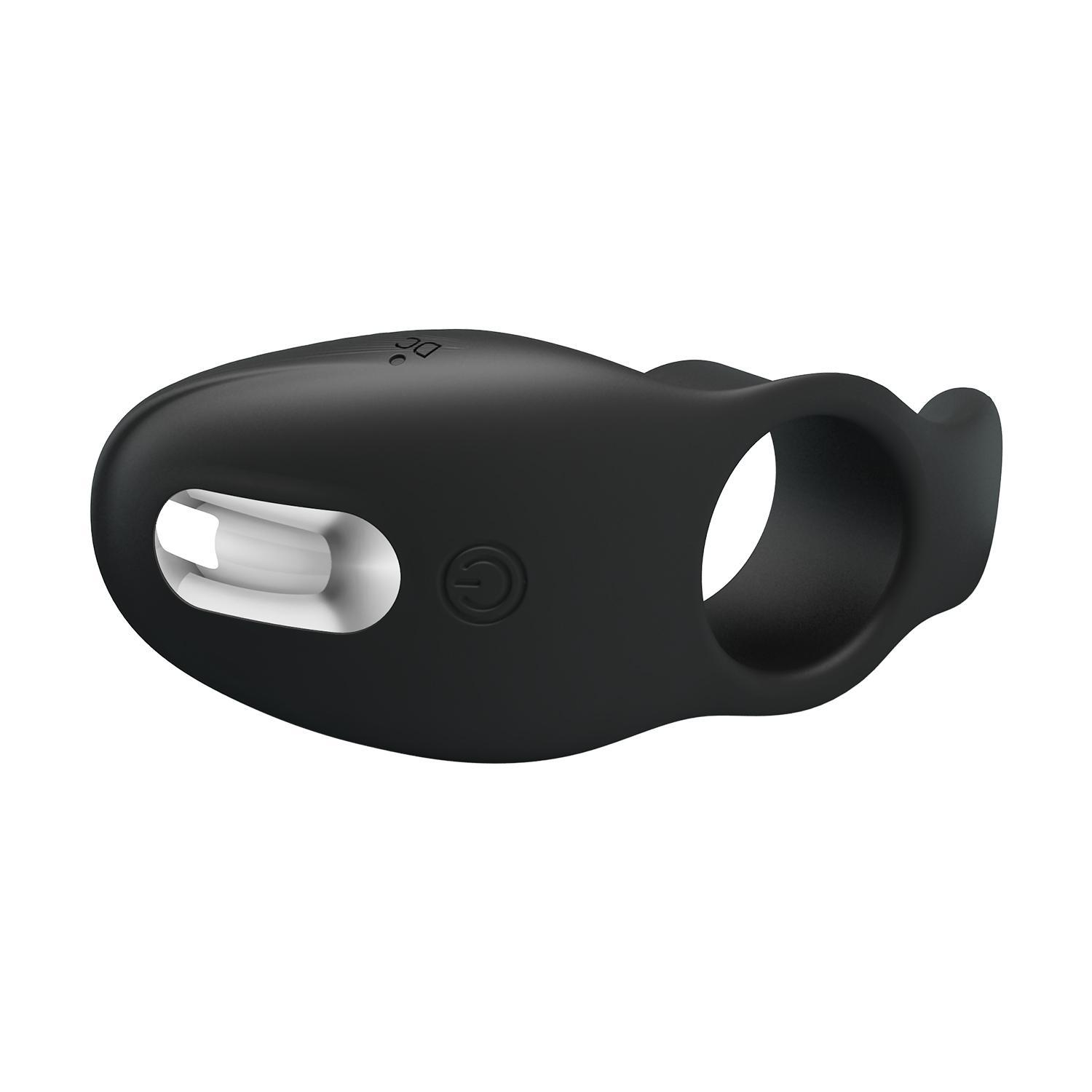 PRETTY LOVE - Vibration Penis Sleeve , 7 functions of vibrationwaterproof, memoryUSB rechargeablesilicone L:110mm W:45mm H:47mm