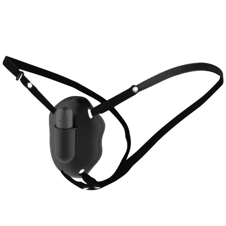 PRETTY LOVE - Carter, Strap on with rechargeable bullet, 12 functions of vibration L:110mm  W:65mm  H:45mm