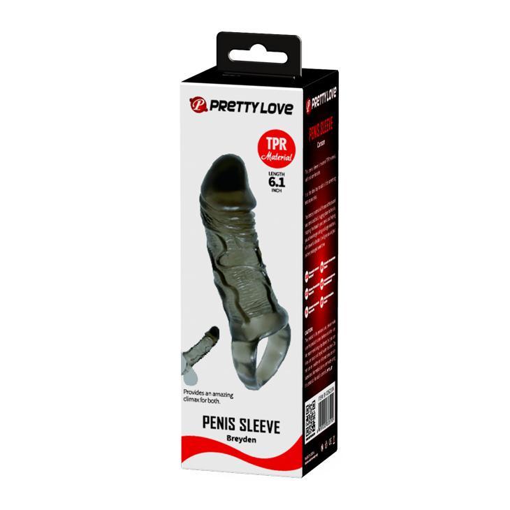 BAILE - Carson, Penis extended Sleeve, super-stretchy TPR material ?:32mm   L:150mm