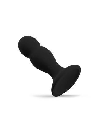 Rude Rider Sparkling Anal Plug Small, Black