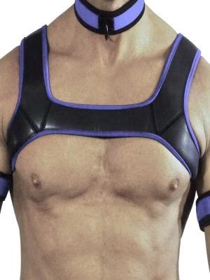Rude Rider Neoprene Harness Black/Blue, L size