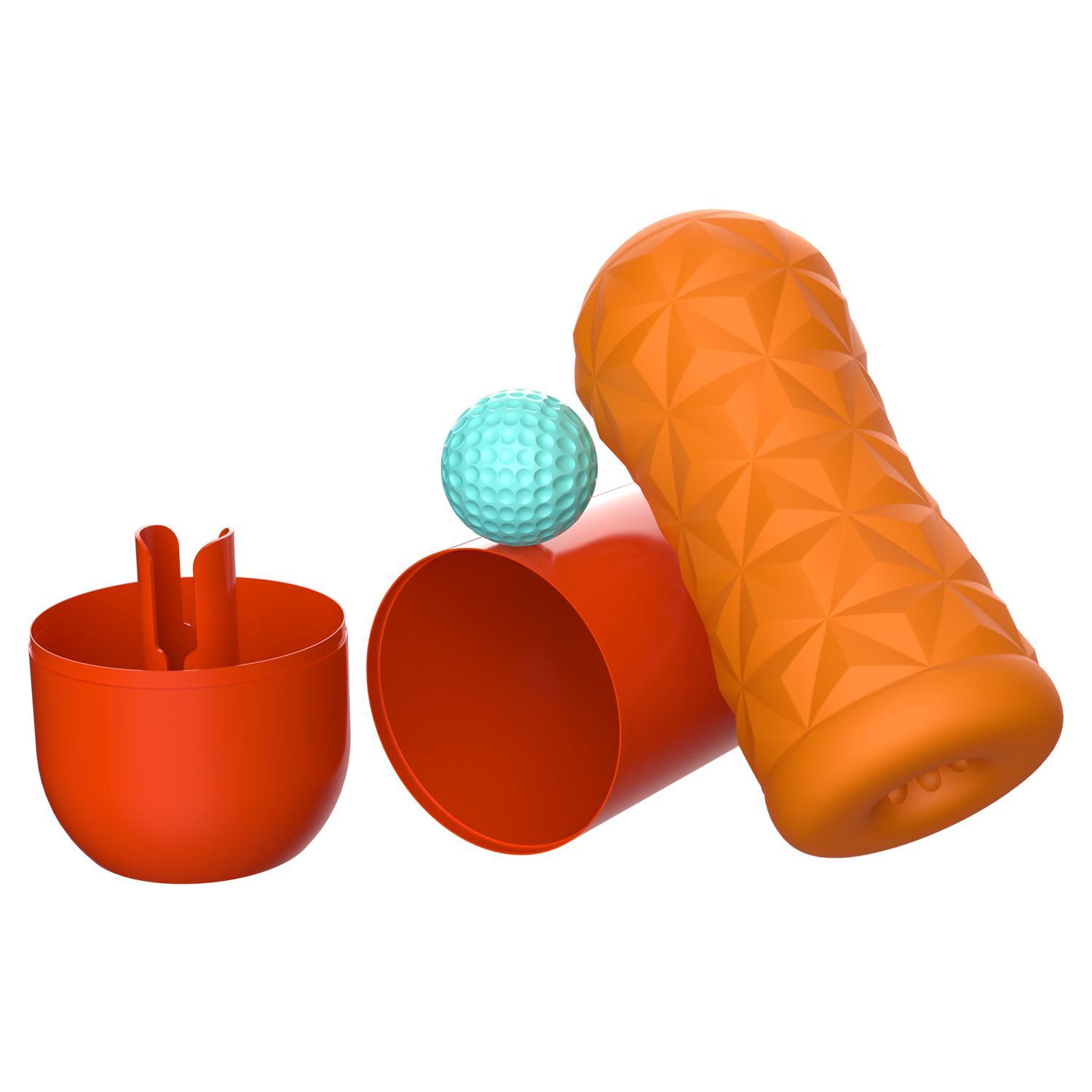 PRETTY LOVE - Victoria Masturbator with Stimulation Ball, Orange