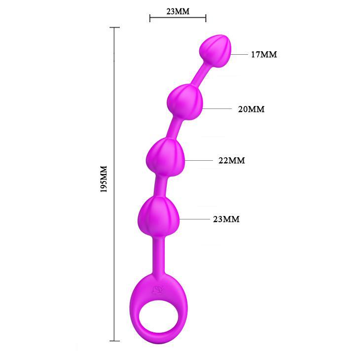 Pretty Love Beeds, Purple, 19 cm