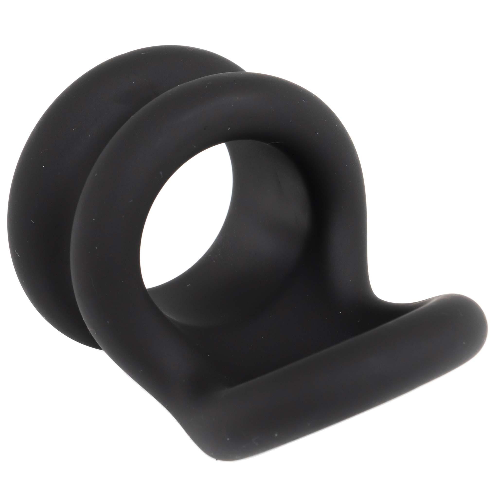 Rude Rider Shaft and Ball Ring Thick Small, Ball Stretcher, Black