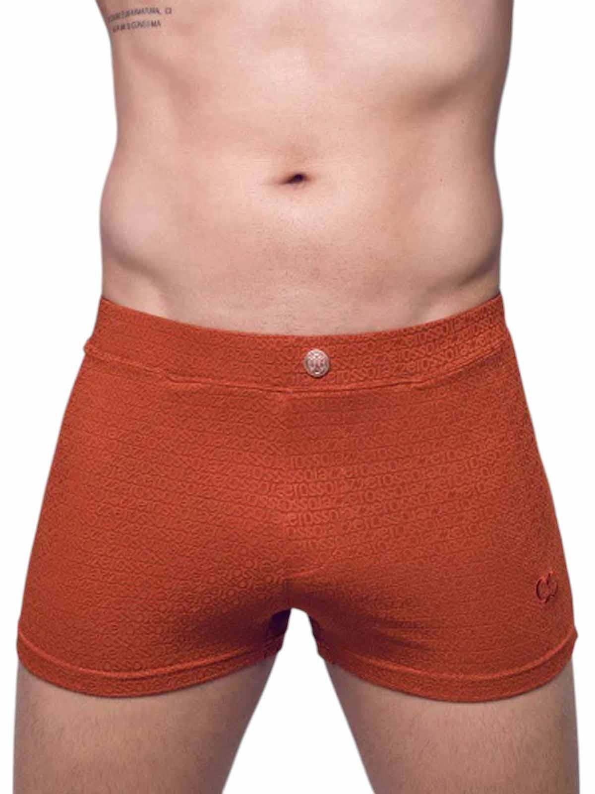 2Eros Textured Swim Trunk V60 Signet Carmine - Size: L