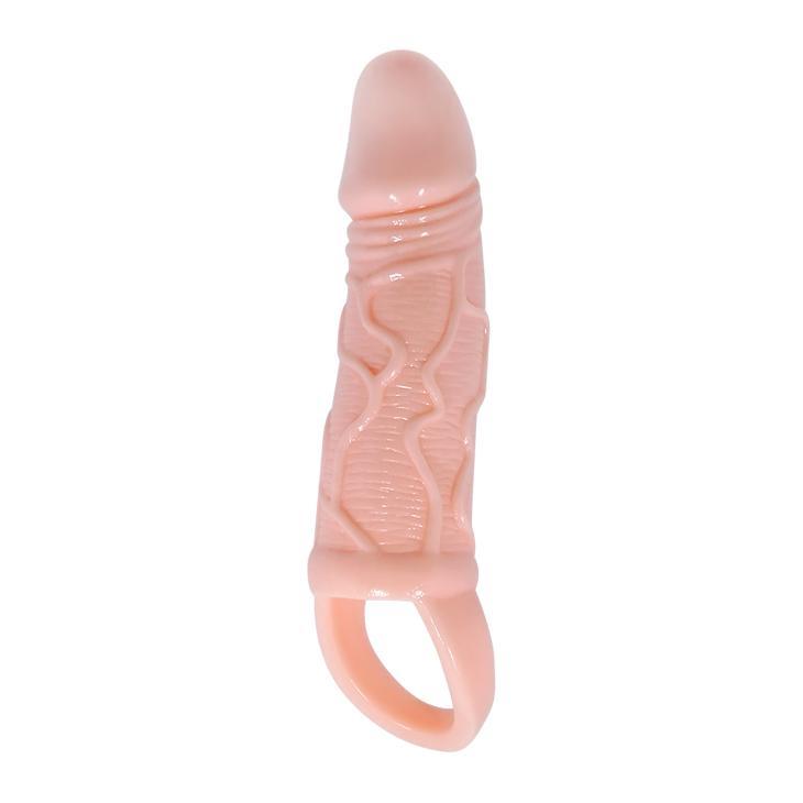 BAILE - Brayden, Penis extended Sleeve, super-stretchy TPR material ?:37mm   L:165mm