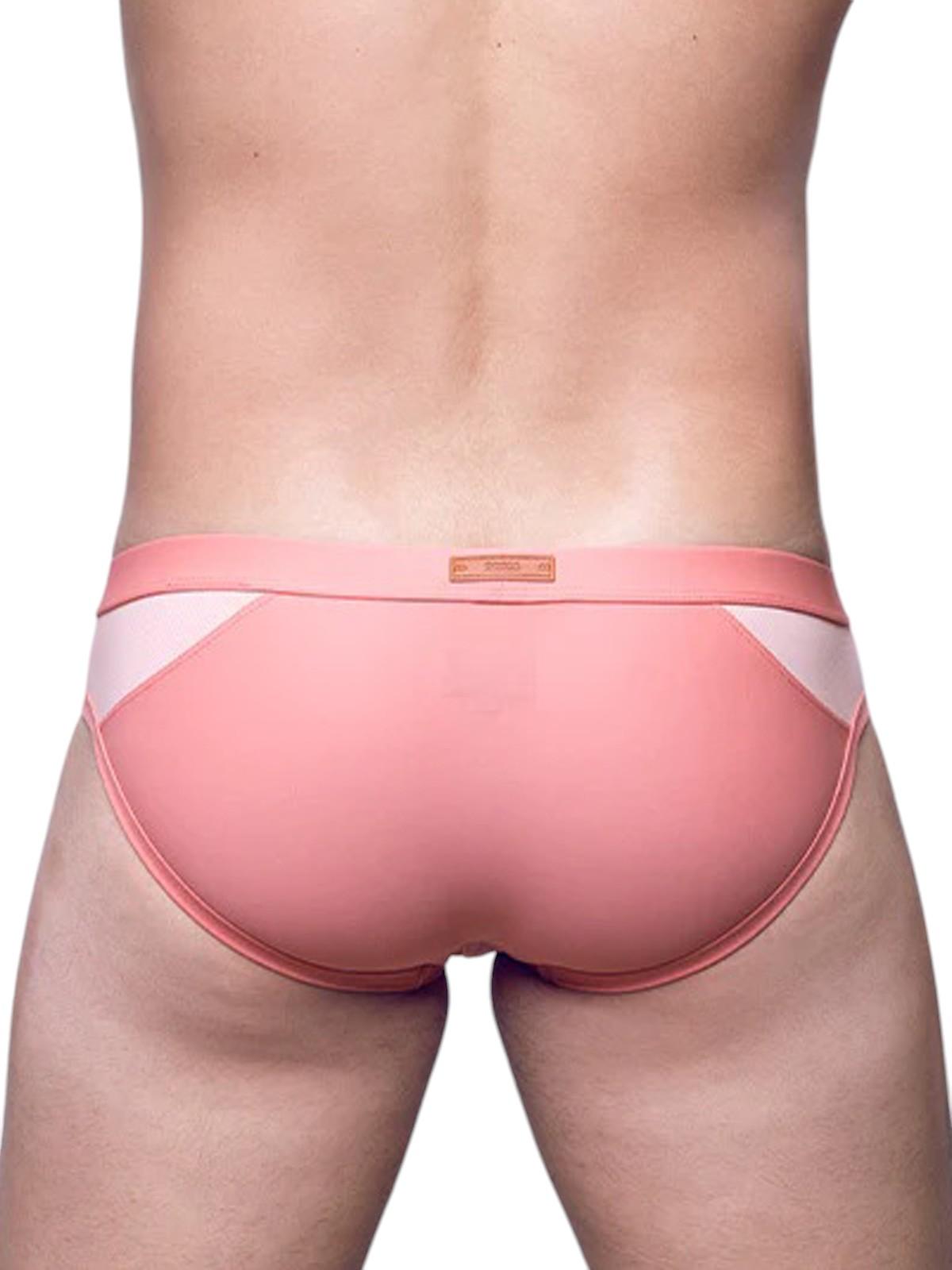 2Eros Swim Brief VB13 BLK Label Coral - S: L