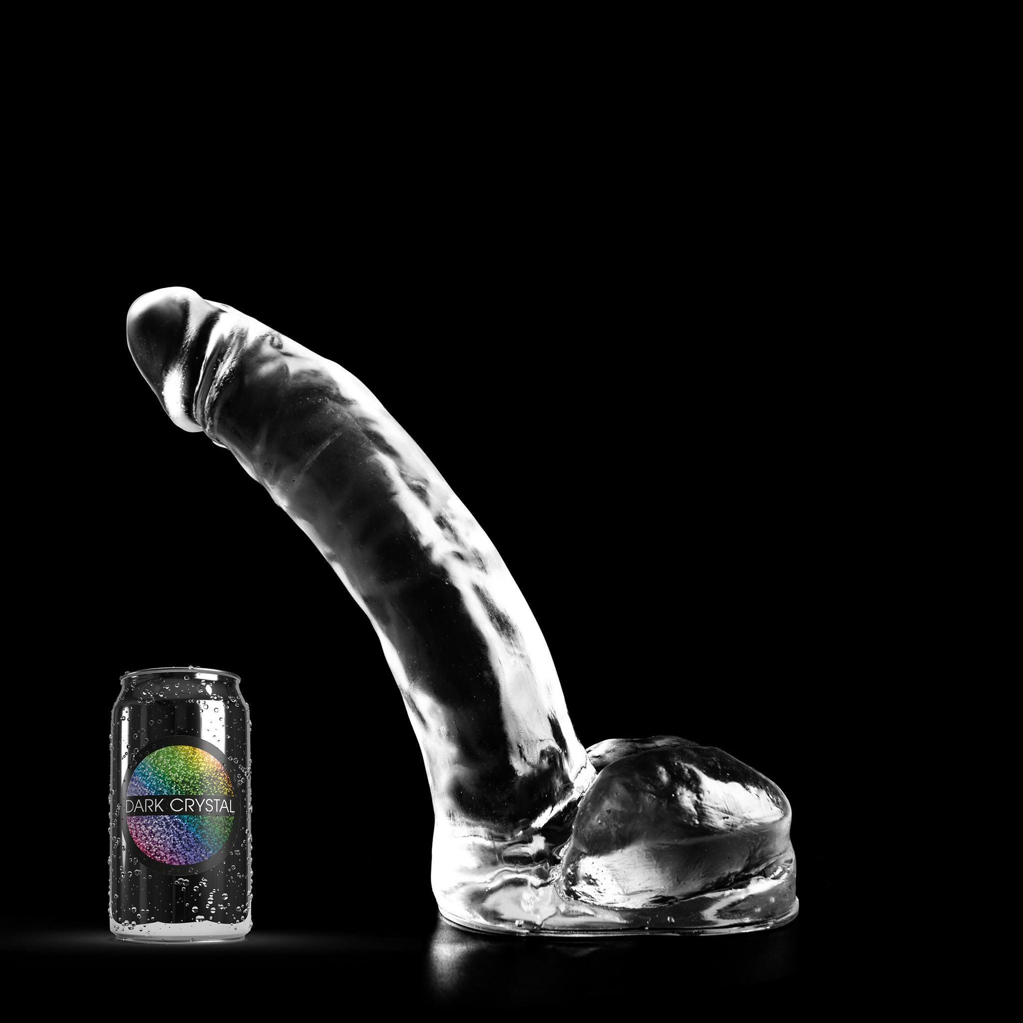 Dark Crystal Maz Dildo, 35 cm, Clear