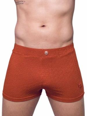 2Eros Textured Swim Trunk V60 Signet Carmine - Size: L