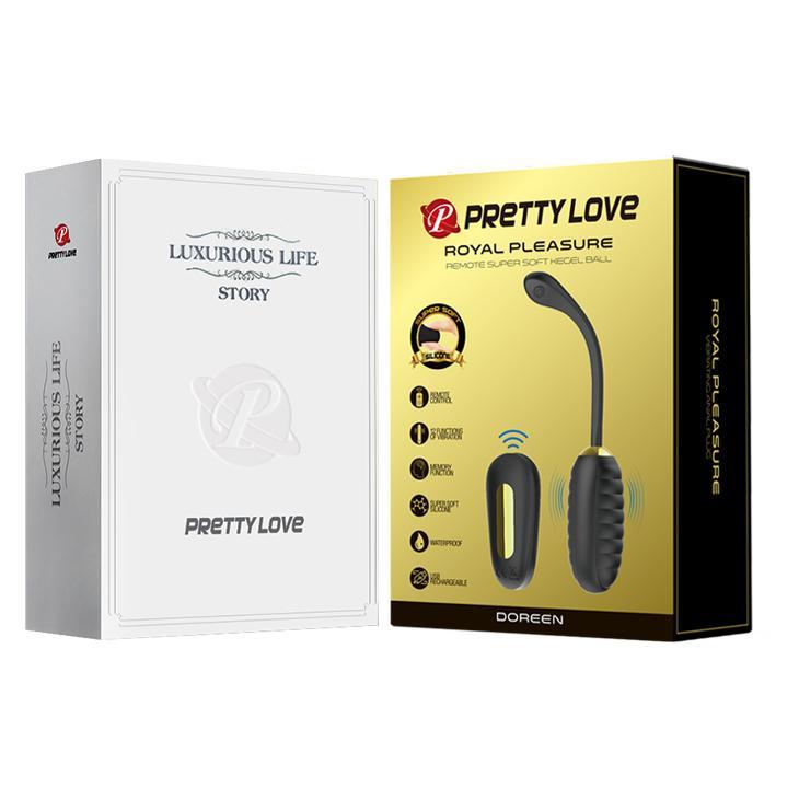 SAMPLE - PRETTY LOVE - Royal Pleasure Vibrating Egg, Black