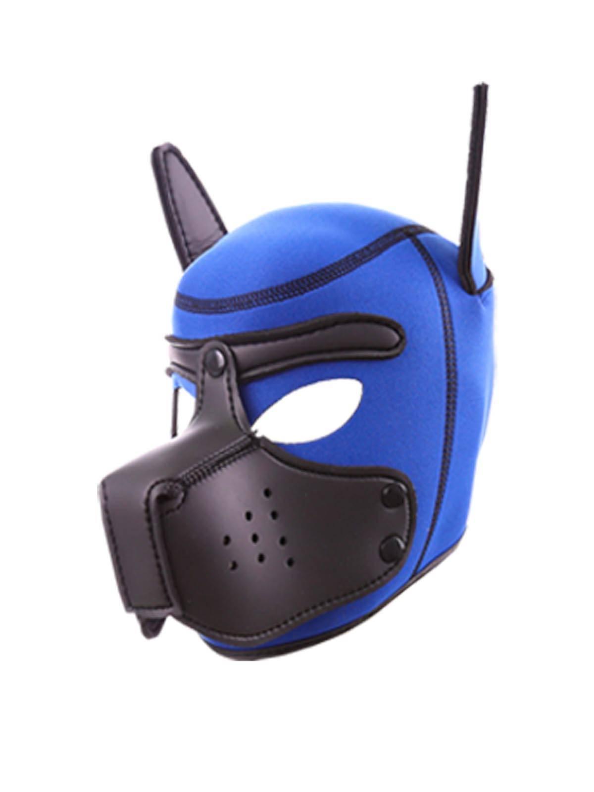 Rude Rider Neoprene Puppy Hood Blue/Black, L size