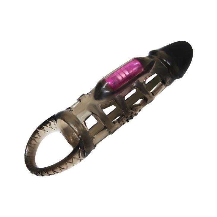 BAILE - Harrison, Penis extended Sleeve, mini vibrator, super-stretchy TPR material ?:35mm   L:160mm
