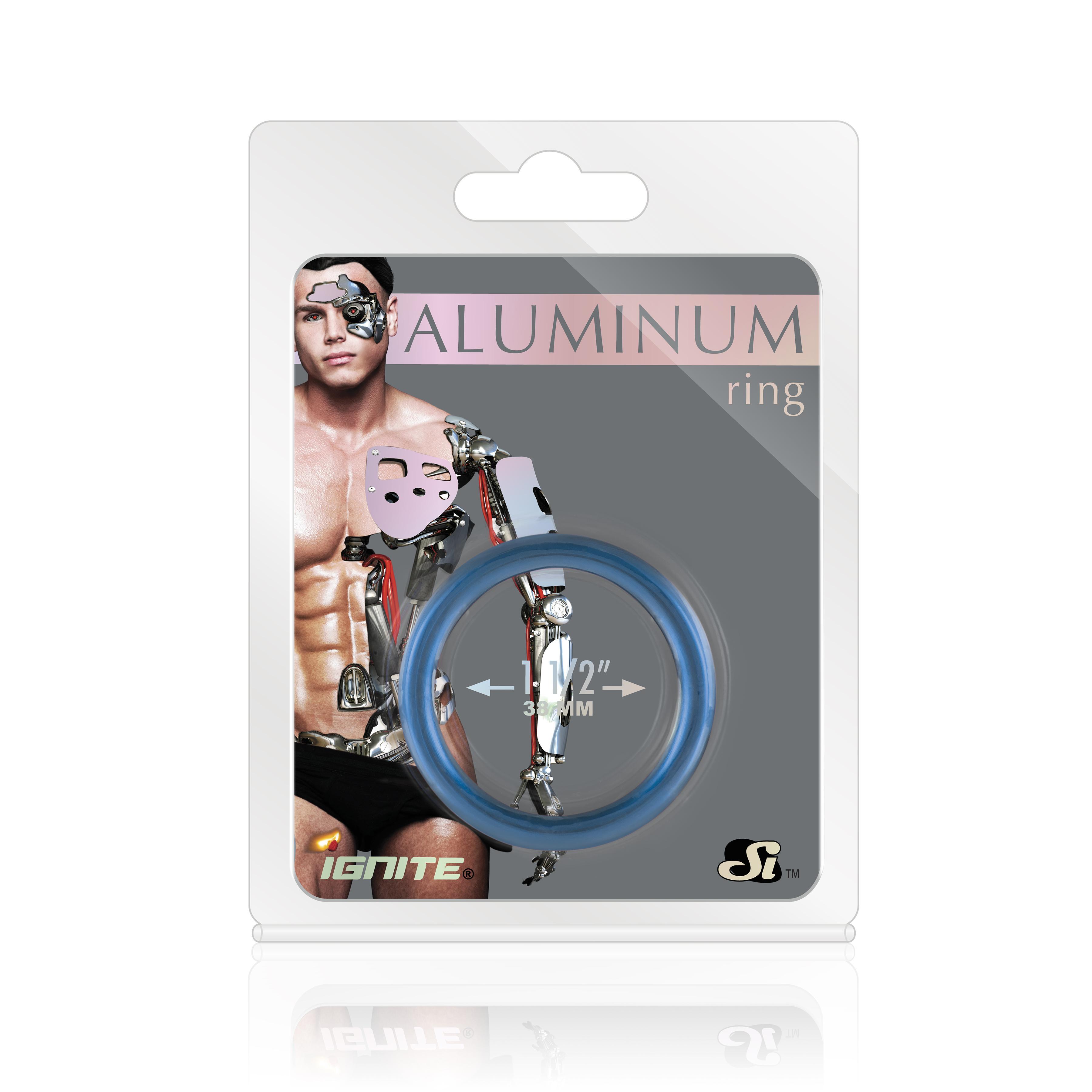 SI IGNITE Aluminium Cockring, ¯ 38 mm, Cobalt Blue