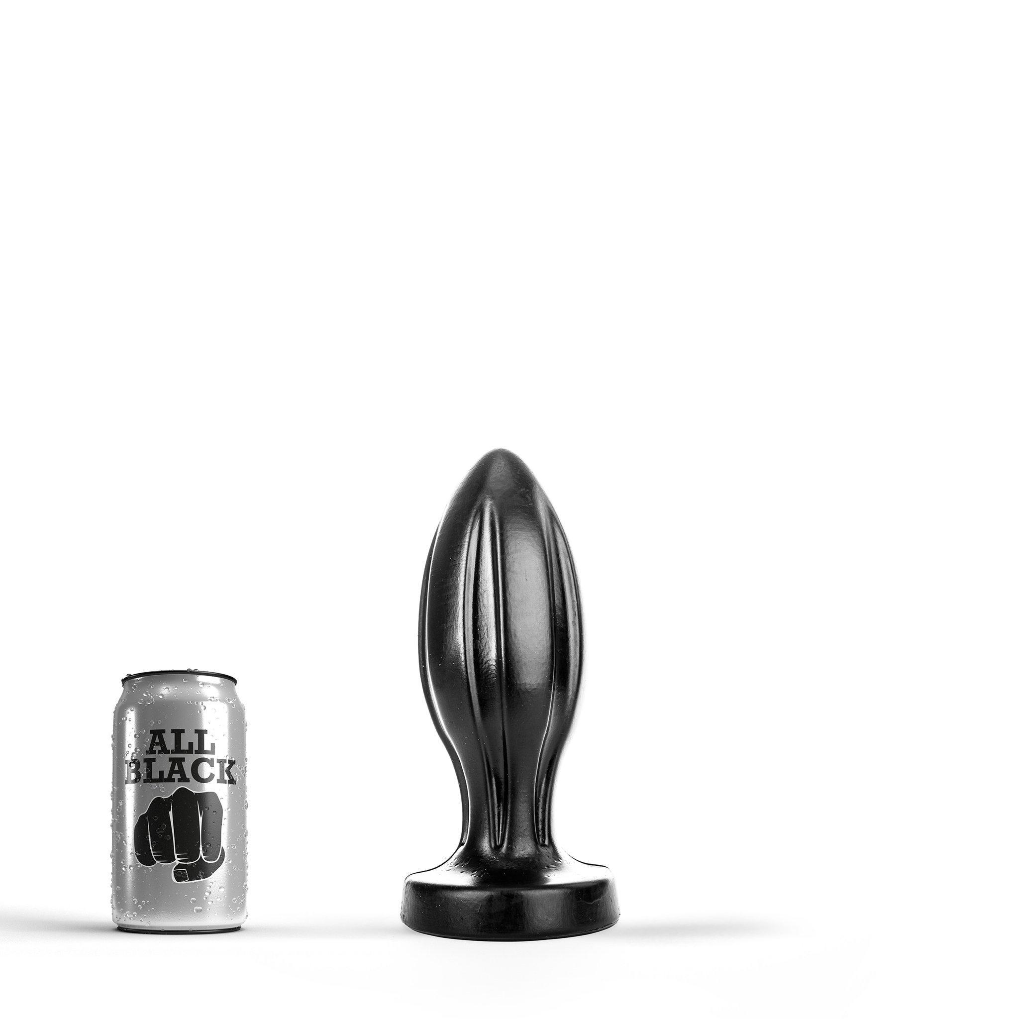 All Black Butt Plug Jacker, 23 cm