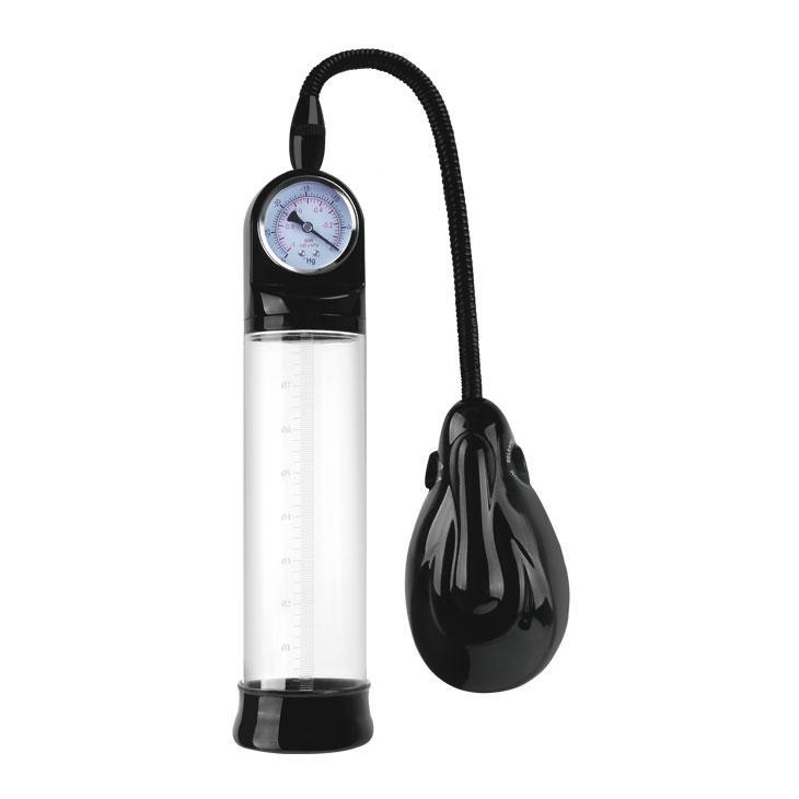 PRETTY LOVE - Alexander, Penis Pump, PC cylinder, extra sleeves , TPR O-ring, Vibrator, 2AA batteries ?: 73mm L:245 mm