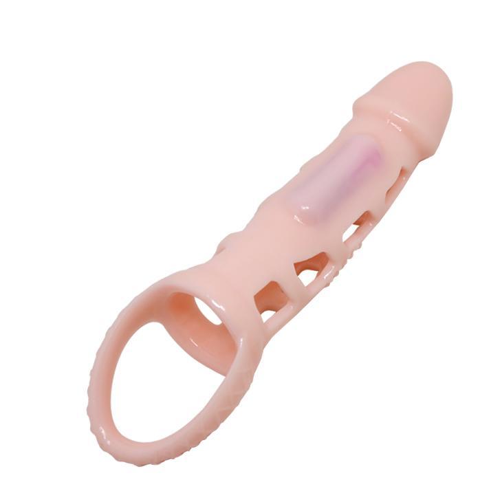 BAILE - Harrison, Penis extended Sleeve, mini vibrator, super-stretchy TPR material ?:35mm   L:160mm