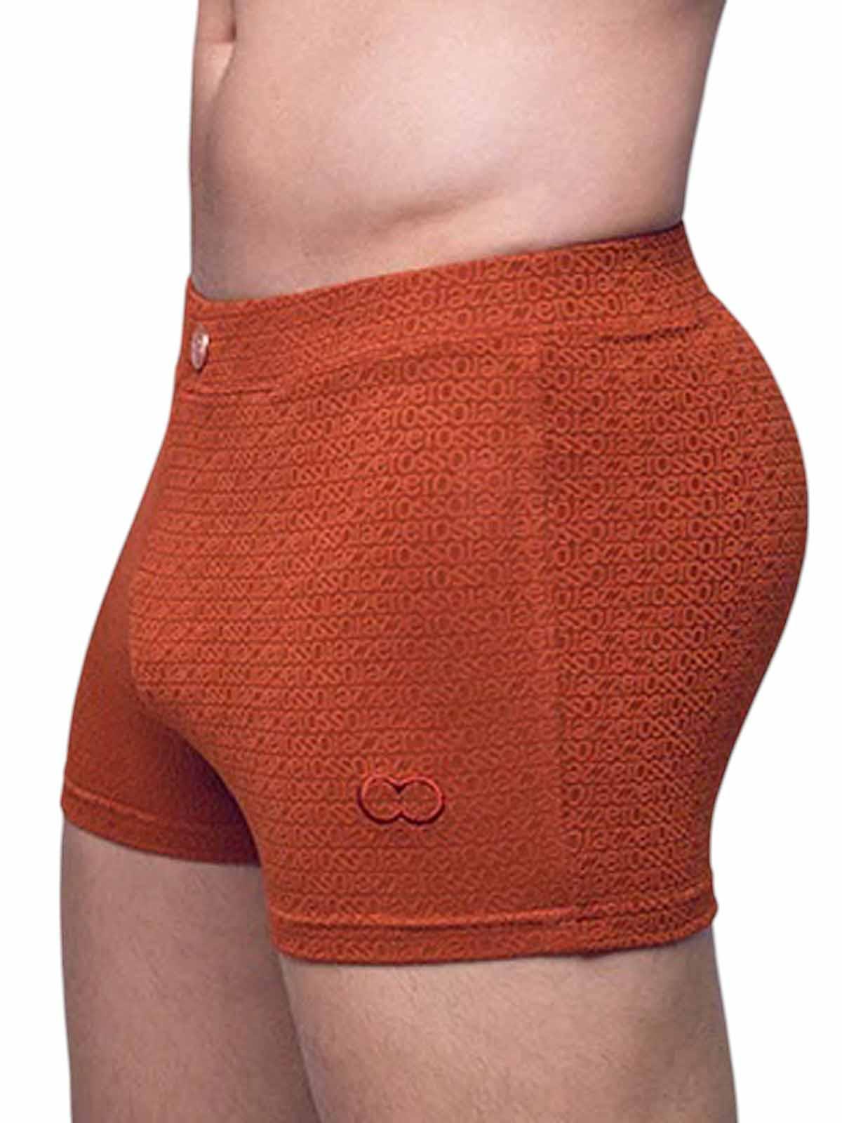 2Eros Textured Swim Trunk V60 Signet Carmine - Size: L