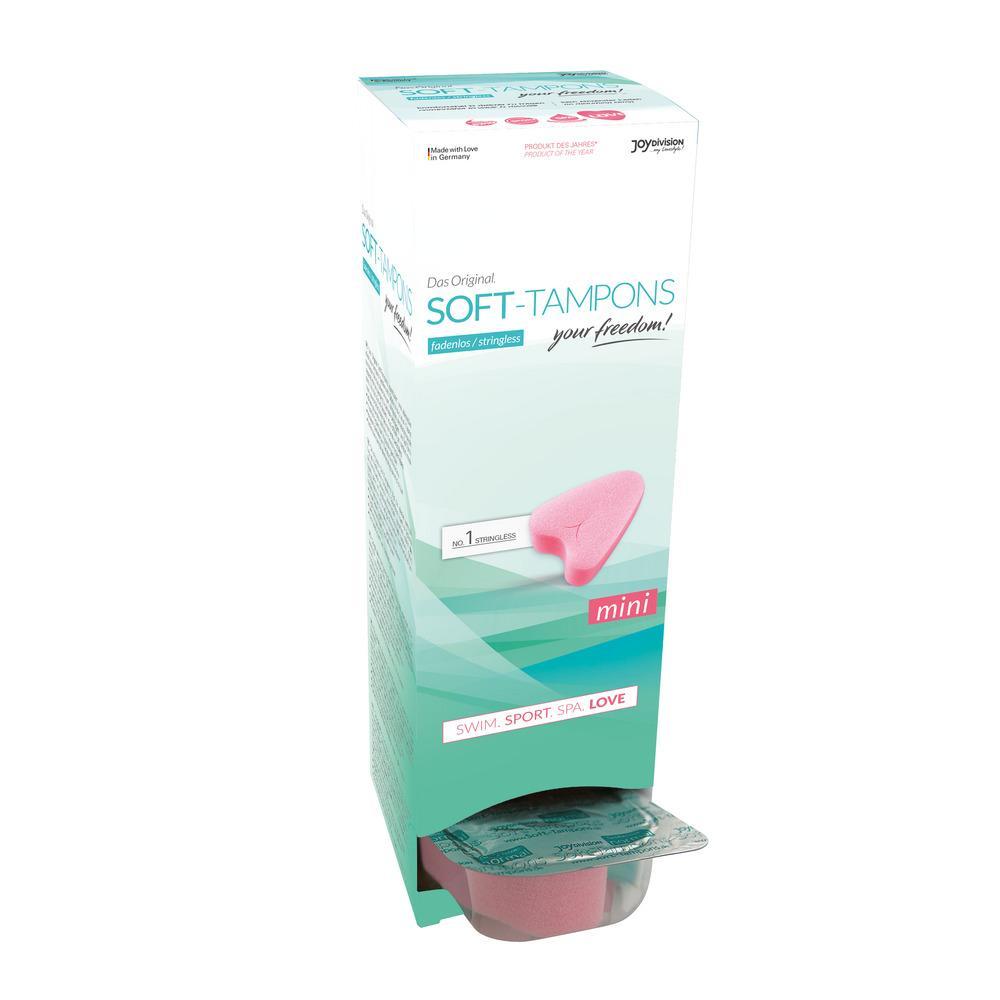 JoyDivision Soft-Tampons Stringless Heart Shape MINI, 10 pcs