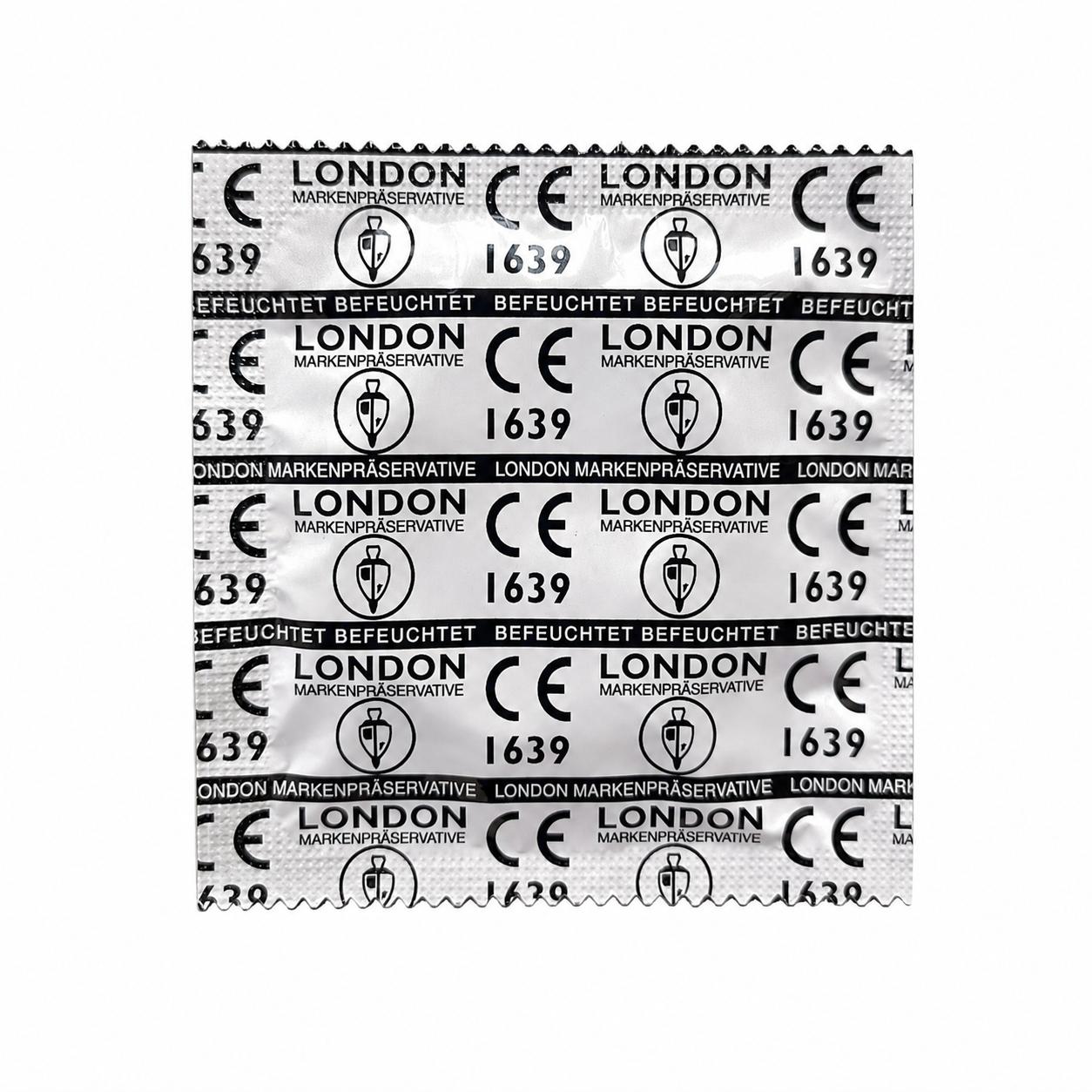 LONDON Q 600 Condoms, 1000pcs, Extra Moist, Ø 52mm, 185mm