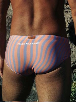 2Eros V40 Printed Swim Briefs Sunga Dolce Purple - Size: L