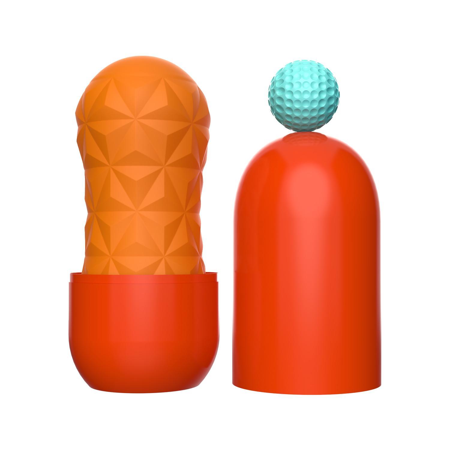 PRETTY LOVE - Victoria Masturbator with Stimulation Ball, Orange