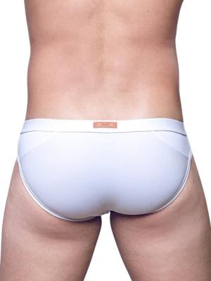 2Eros Swim Brief VB13 BLK Label White - Size: L