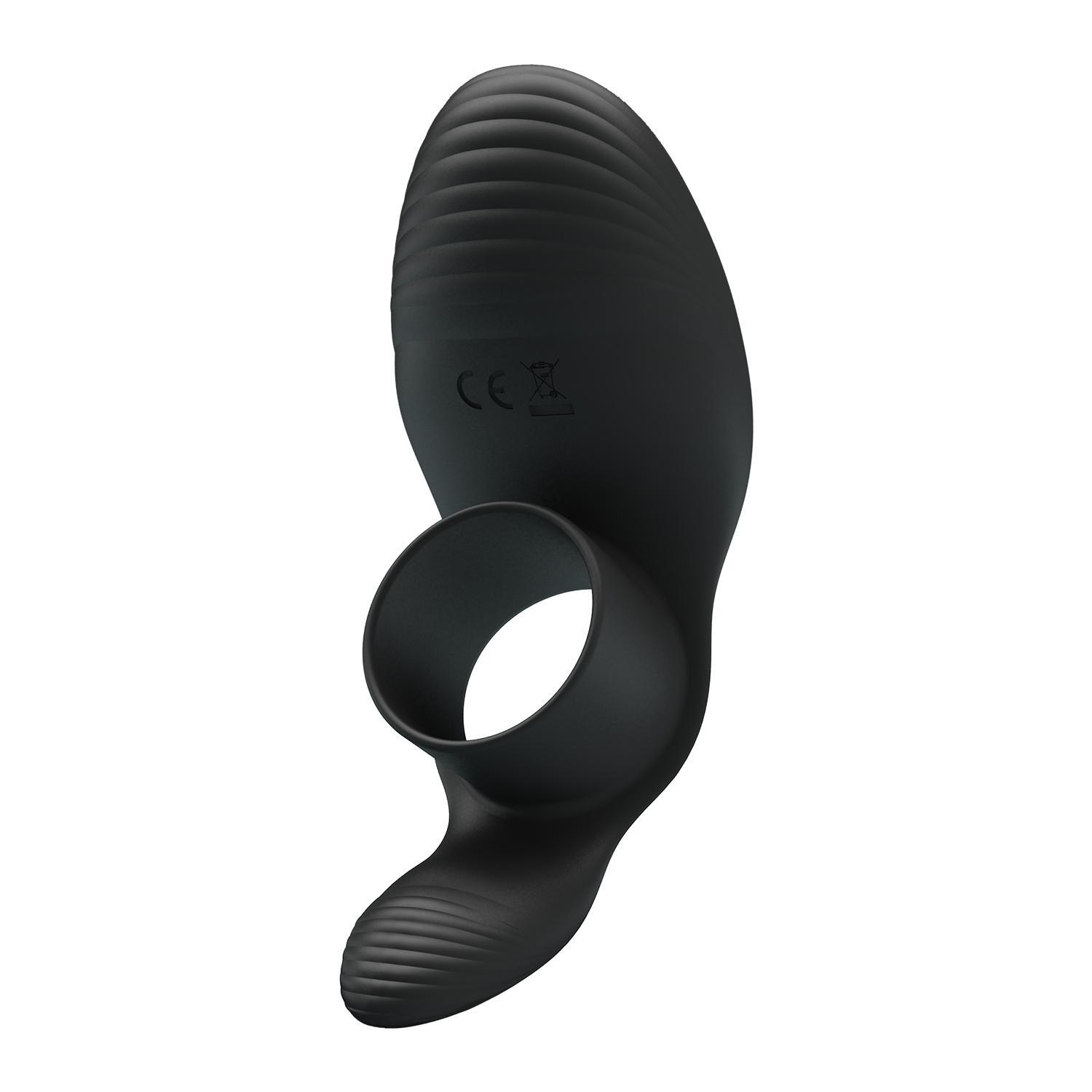 PRETTY LOVE - Vibration Penis Sleeve , 7 functions of vibrationwaterproof, memoryUSB rechargeablesilicone L:110mm W:45mm H:47mm