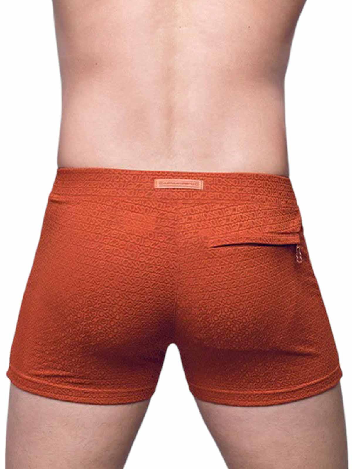 2Eros Textured Swim Trunk V60 Signet Carmine - Size: L