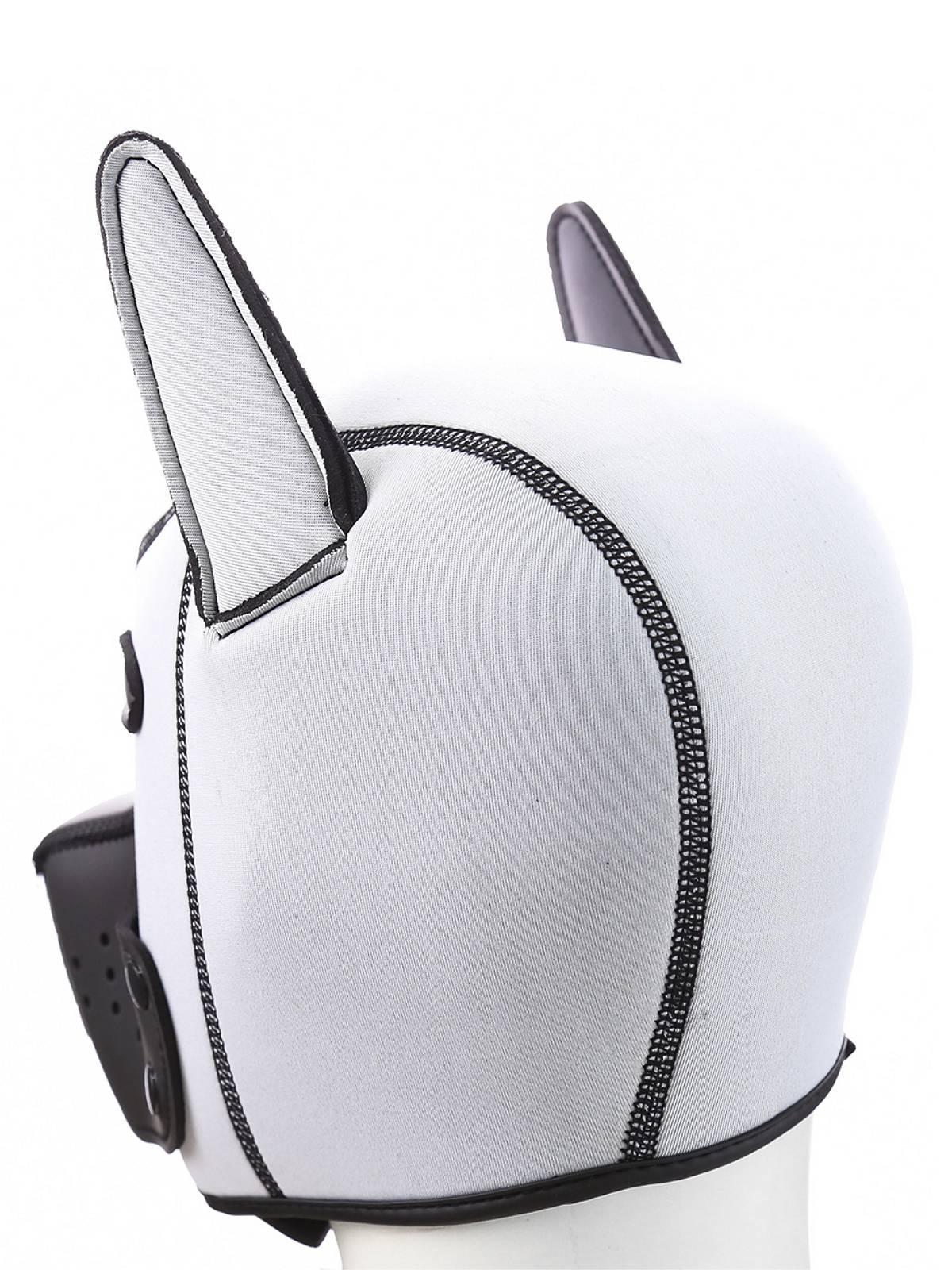 Rude Rider Neoprene Puppy Hood White/Black, M size