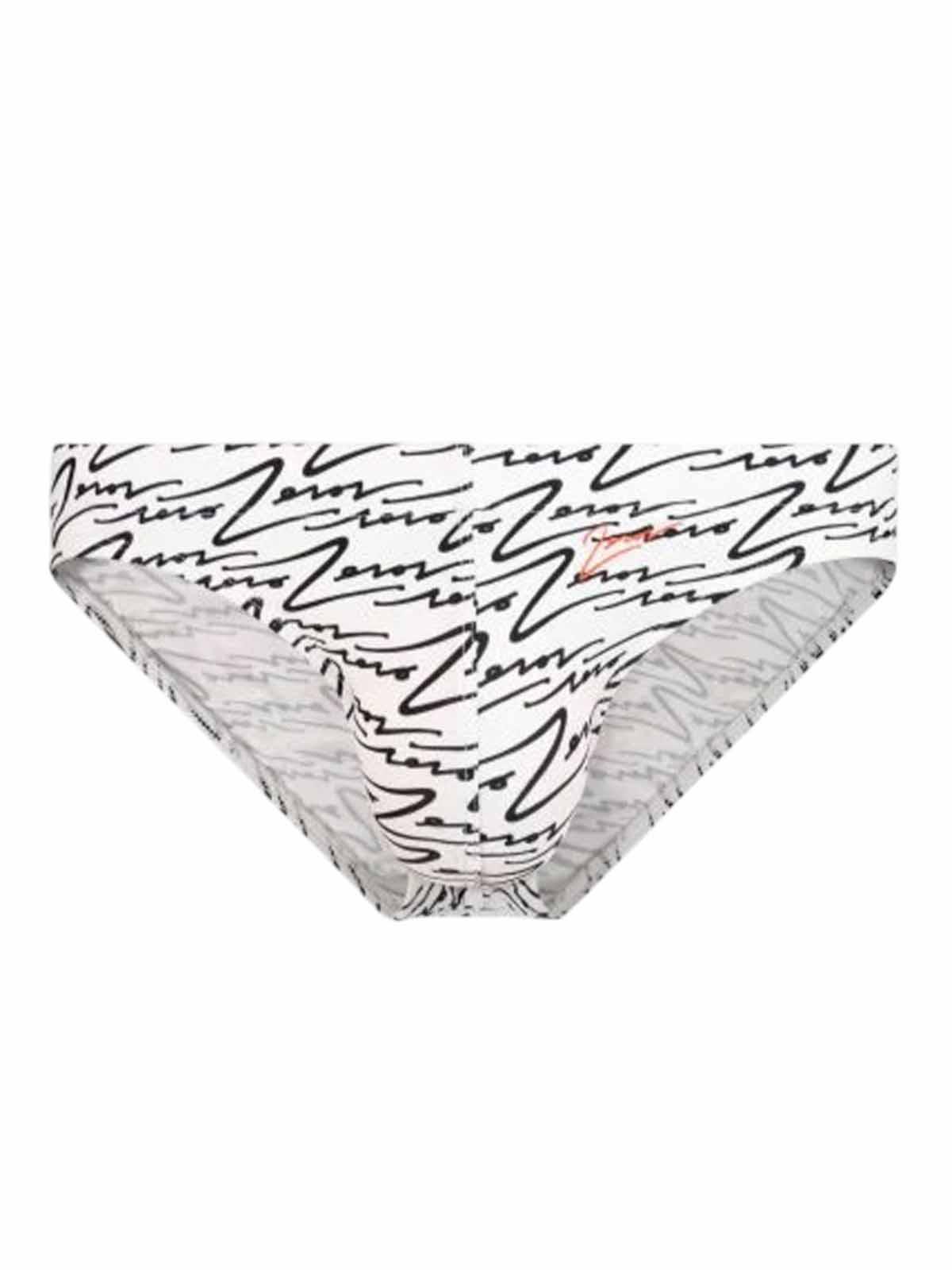 2Eros V20 Signature Print Swim Brief B&W - Size: L