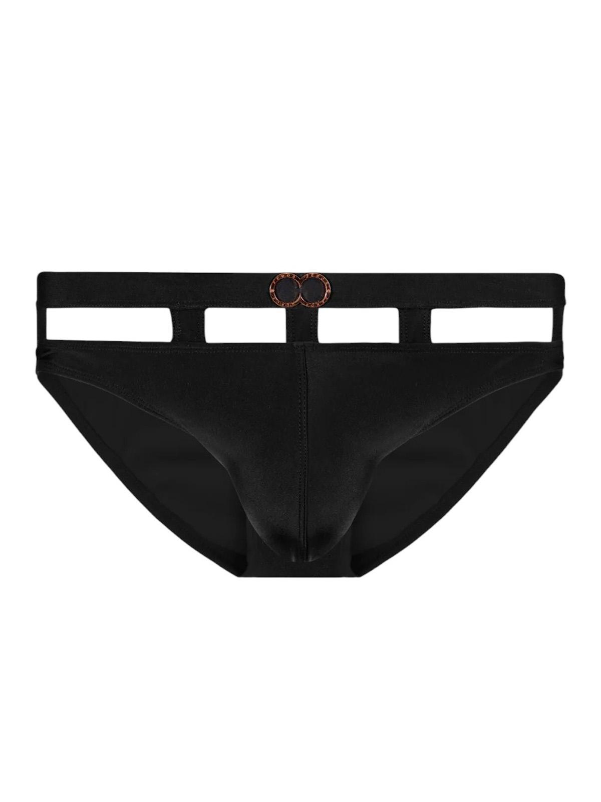 2Eros BLK Label No.7 Swim Brief Black - Size: L