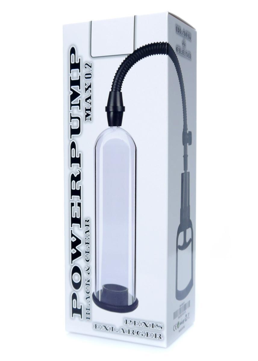 Powerpump Penis Pump MAX 0.2 - Black&Clear