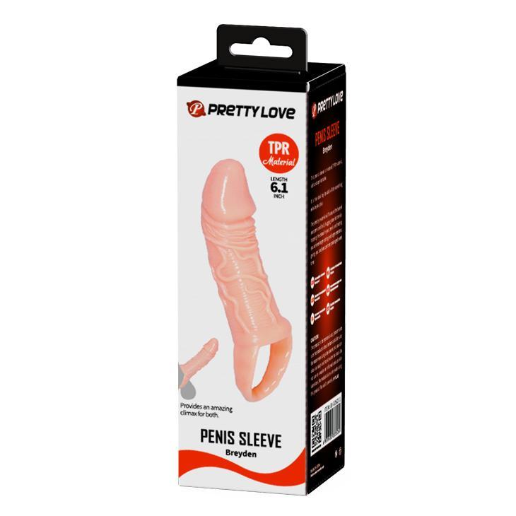 BAILE - Carson, Penis extended Sleeve, super-stretchy TPR material ?:32mm   L:150mm