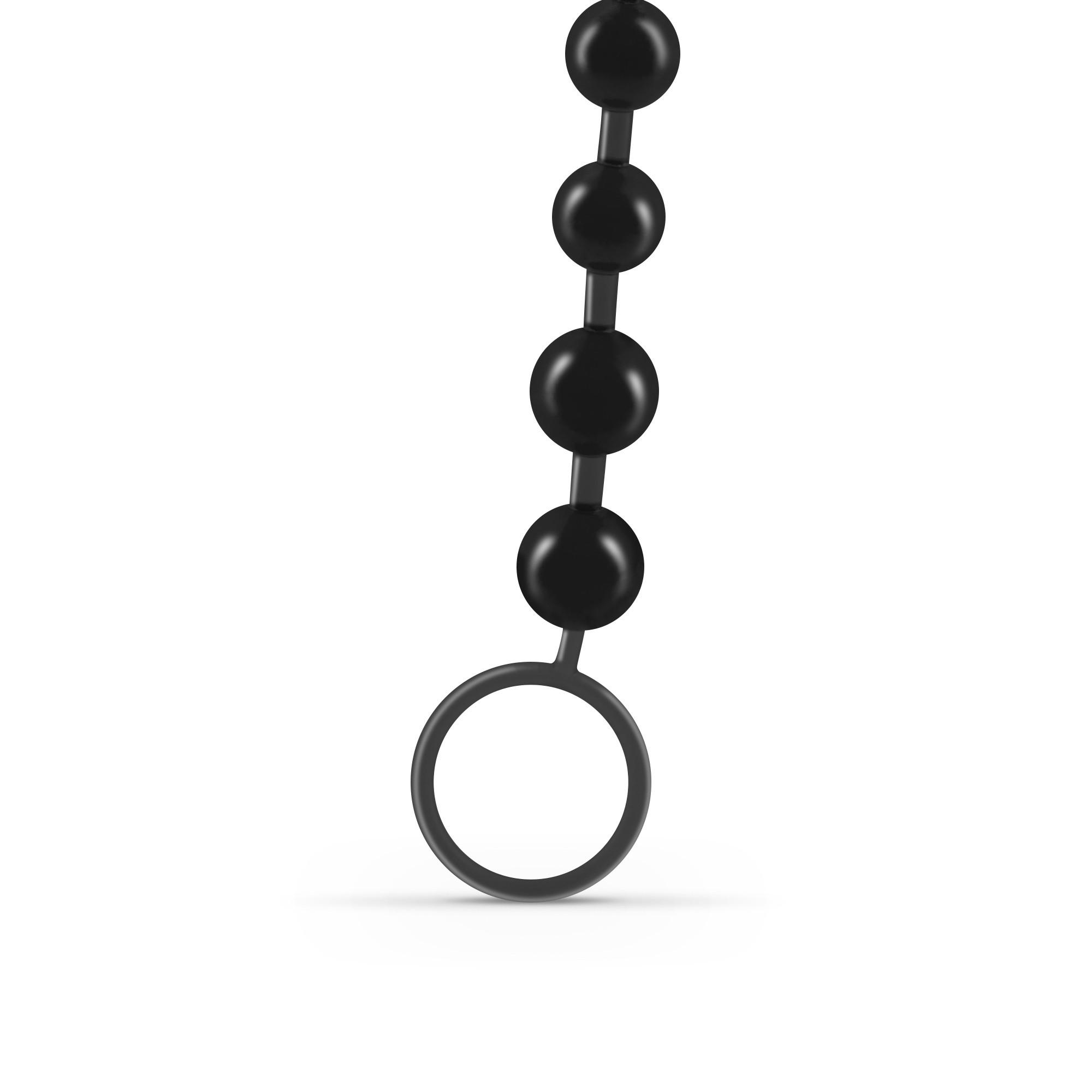 10 Bead Anal Chain Crushious Black