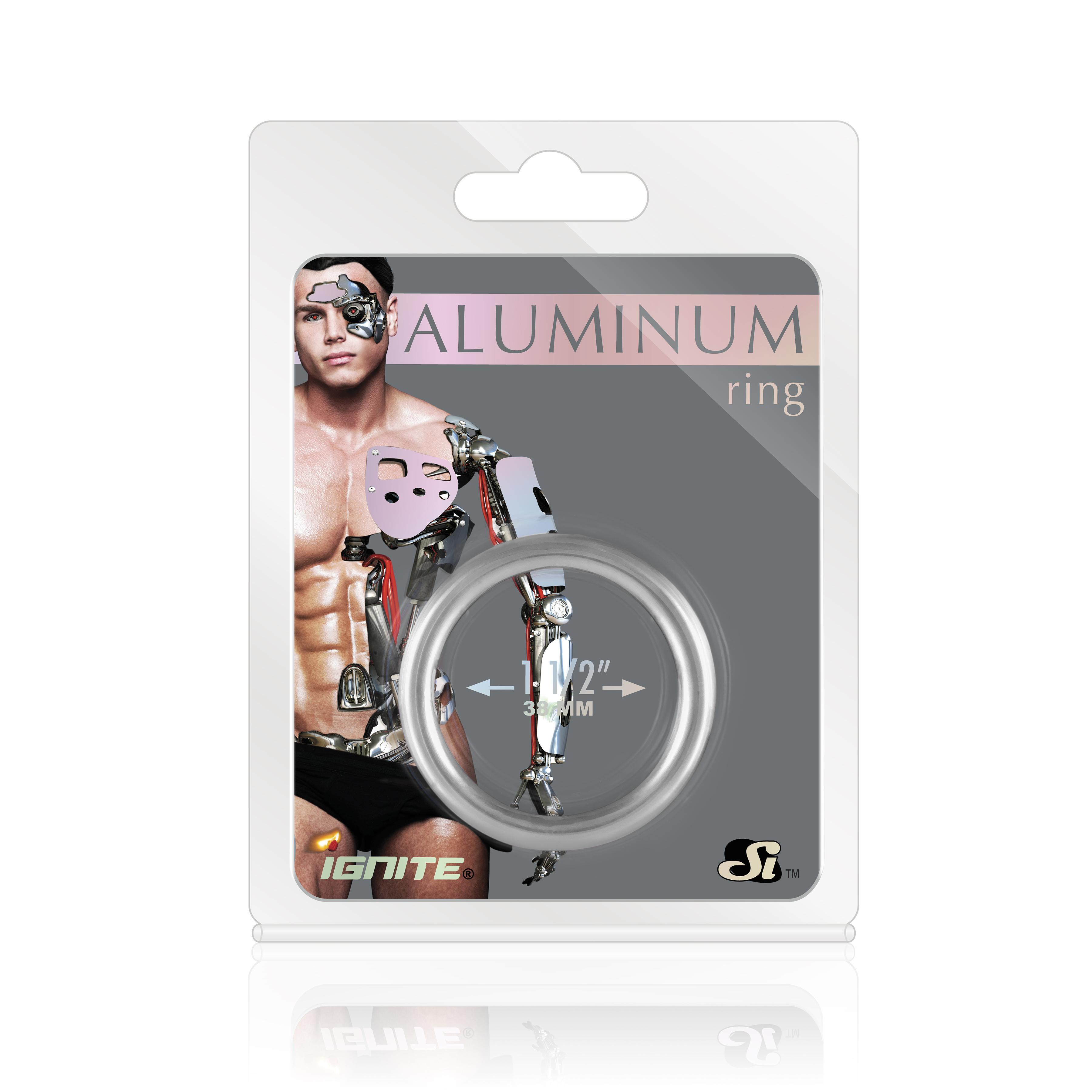 SI IGNITE Aluminium Cockring, ¯ 38 mm, Platinum