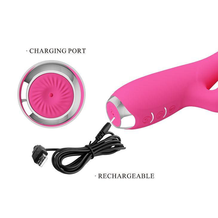 PRETTY LOVE - Doreen, 12 functions of vibration3 functions of lickeringsiliconeUSB rechargeable 36-199