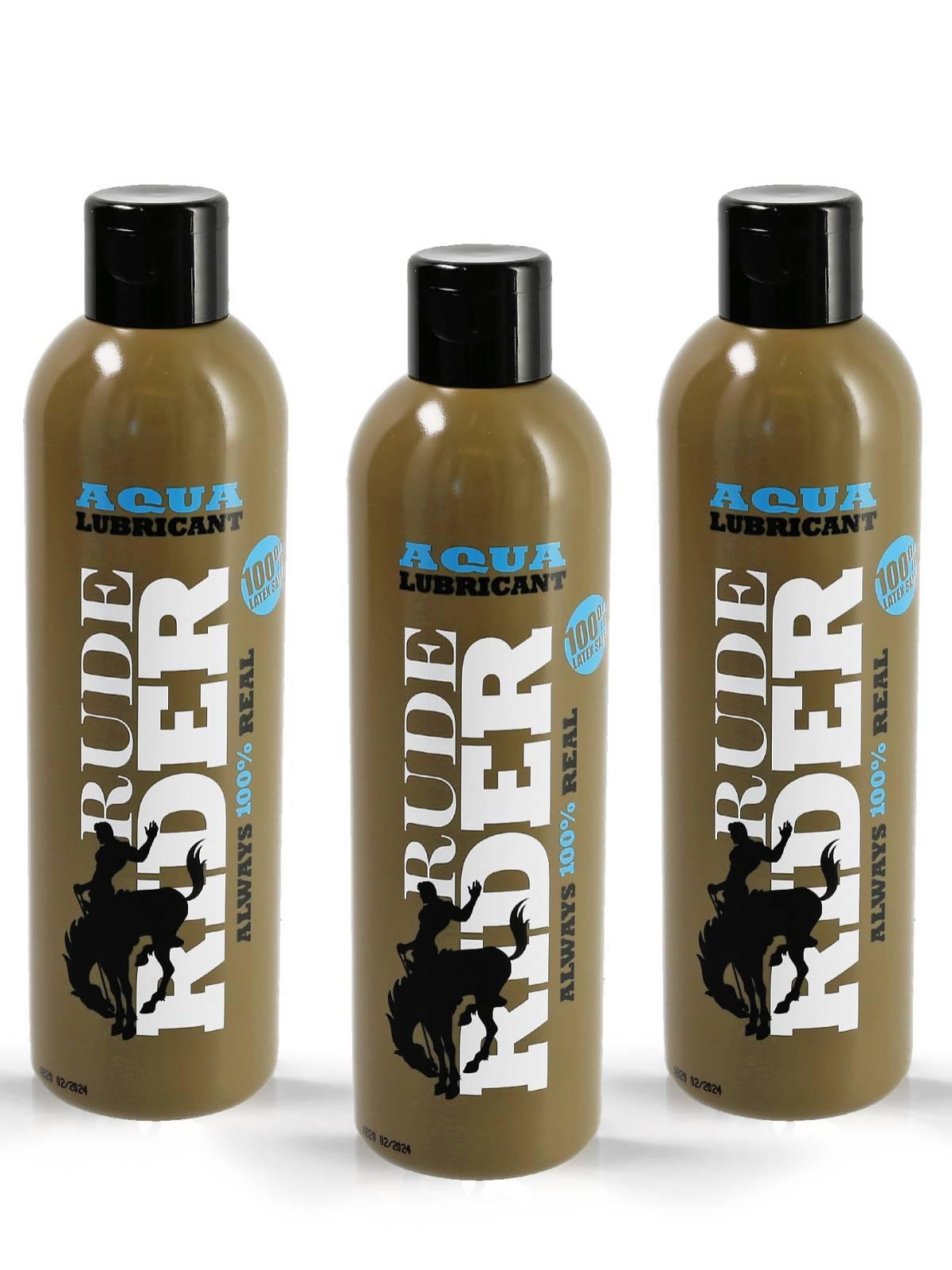Rude Rider Aqua Lubricant, Water Based, 250ml (8,5 fl.oz.)
